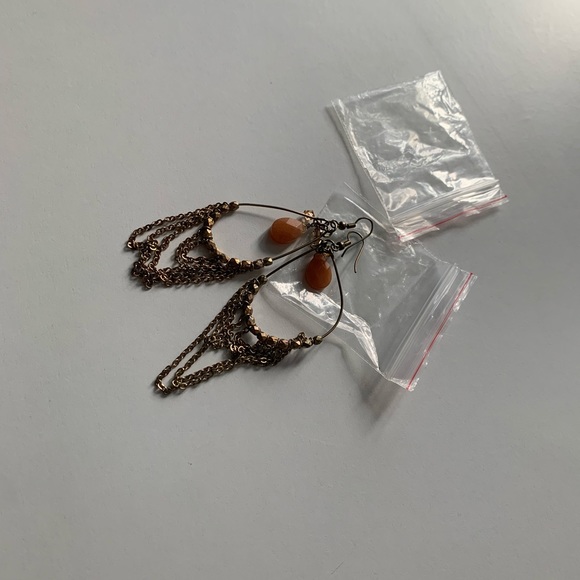 Bohemian Dangling Earrings with Stainless Steel Stem - Picture 1 of 2